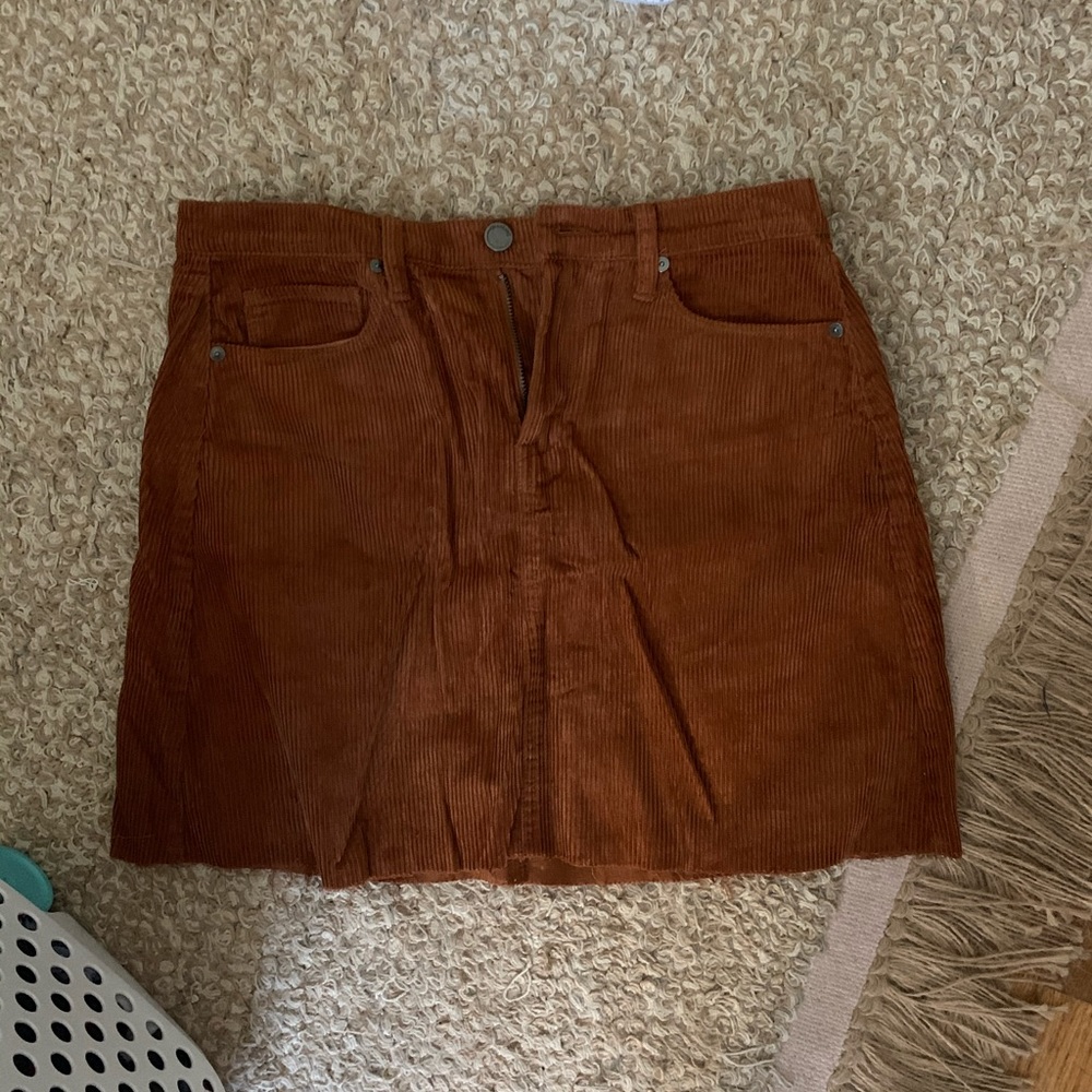 BLANK NYC Rust Skirt